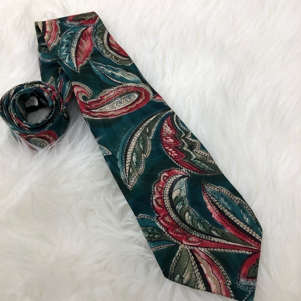 Oscar de la Renta Vintage couture collection designer tie
